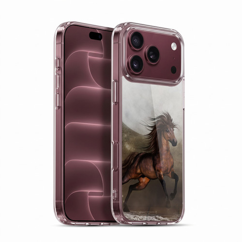 Simone Gatterwe Horses Brown Soft Gel Case for Apple iPhone 18 Pro Max