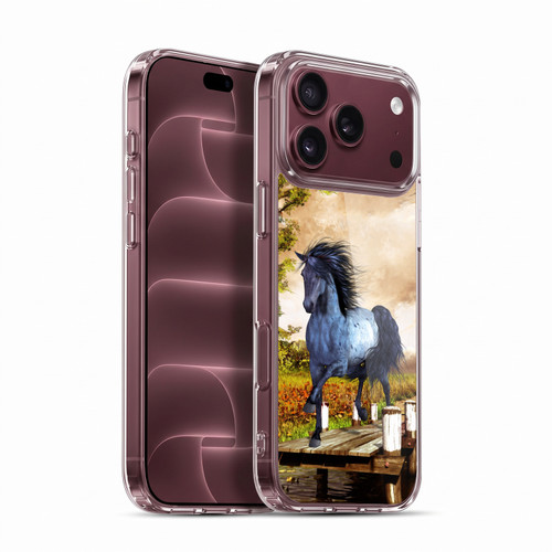 Simone Gatterwe Horses On The Lake Soft Gel Case for Apple iPhone 18 Pro Max
