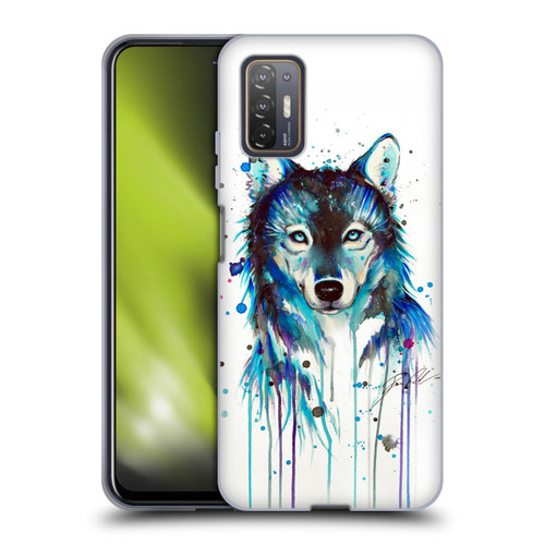Pixie Cold Animals Ice Wolf Soft Gel Case for HTC Desire 21 Pro 5G