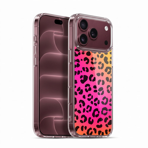 Head Case Designs Mad Prints Pink Leopard Soft Gel Case for Apple iPhone 18 Pro Max