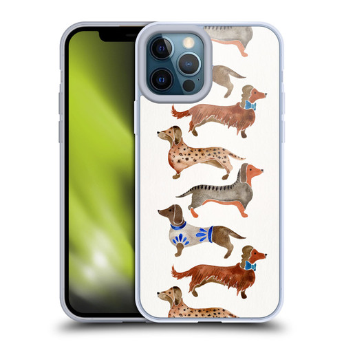 Cat Coquillette Animals Dachshunds Soft Gel Case for Apple iPhone 12 Pro Max