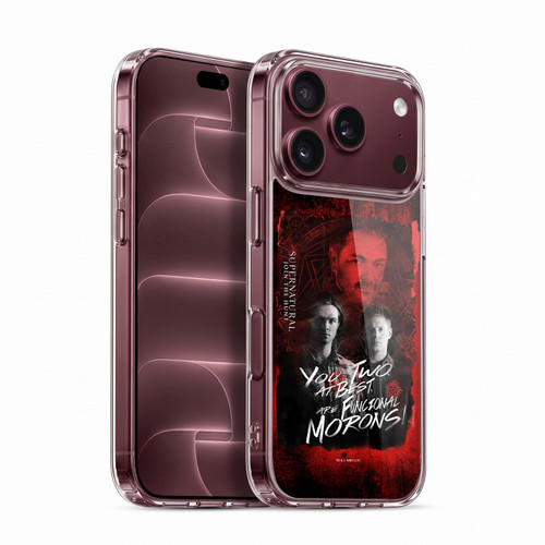Supernatural Graphic Castiel Soft Gel Case for Apple iPhone 18 Pro