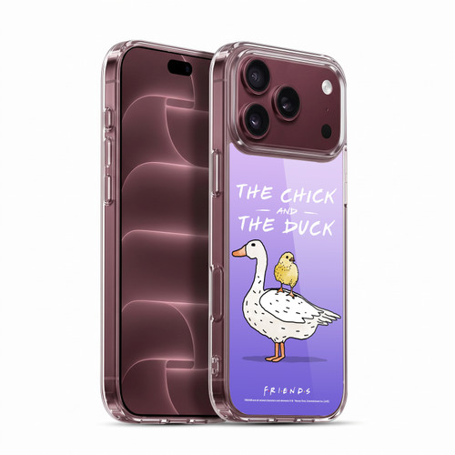 Friends TV Show Key Art Chick And Duck Soft Gel Case for Apple iPhone 18 Pro Max