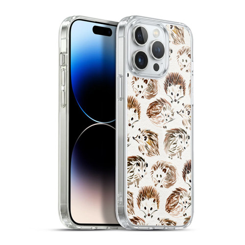 Cat Coquillette Animals Hedgehogs Soft Gel Case for Apple iPhone 13 Pro Max