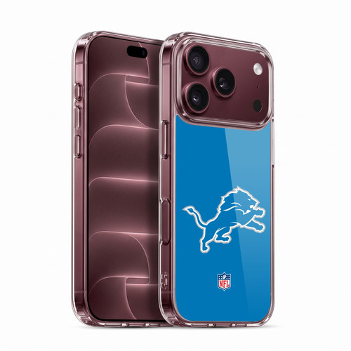 NFL Detroit Lions Logo Plain Soft Gel Case for Apple iPhone 18 Pro