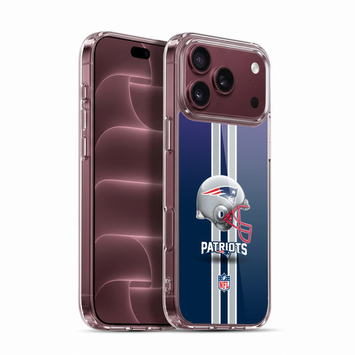 NFL New England Patriots Logo Helmet Soft Gel Case for Apple iPhone 18 Pro Max