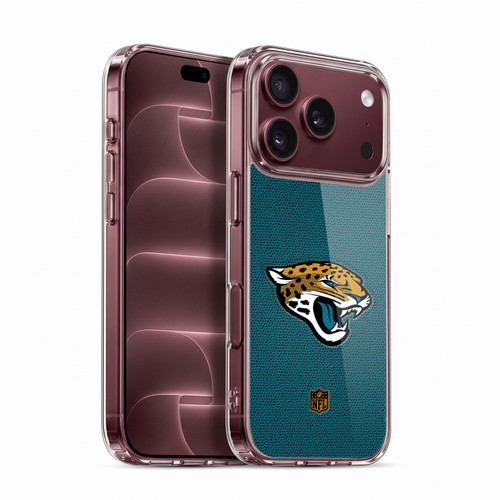 NFL Jacksonville Jaguars Logo Football Soft Gel Case for Apple iPhone 18 Pro