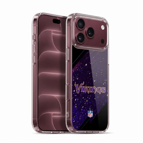 NFL Minnesota Vikings Logo Blur Soft Gel Case for Apple iPhone 18 Pro Max