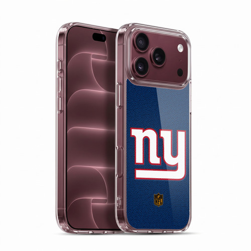 NFL New York Giants Logo Football Soft Gel Case for Apple iPhone 18 Pro Max