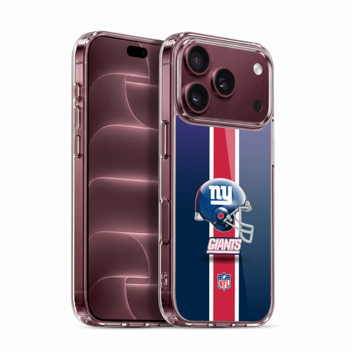 NFL New York Giants Logo Helmet Soft Gel Case for Apple iPhone 18 Pro