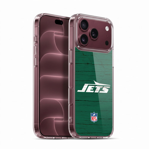 NFL New York Jets Logo Distressed Look Soft Gel Case for Apple iPhone 18 Pro Max