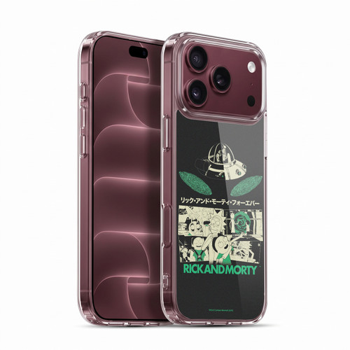 Rick And Morty Duo Graphics Portals Soft Gel Case for Apple iPhone 18 Pro Max