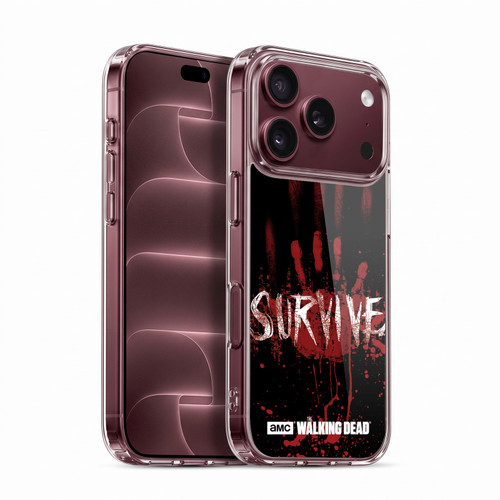 AMC The Walking Dead Typography Survive Hand Soft Gel Case for Apple iPhone 18 Pro