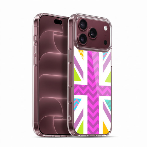 Head Case Designs Union Jack Collection Party Zigzag Soft Gel Case for Apple iPhone 18 Pro Max