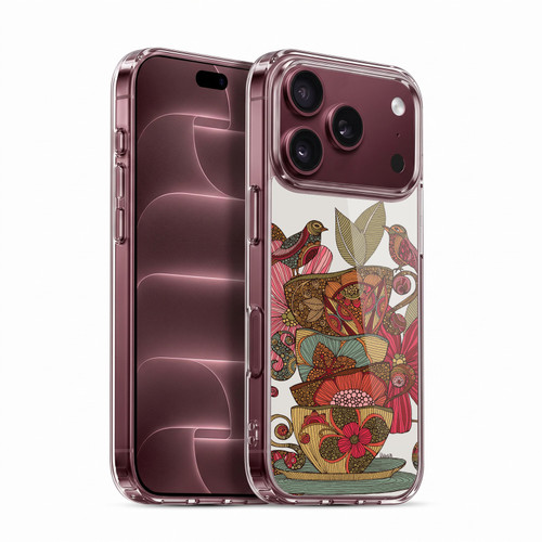 Valentina Birds Teacups Soft Gel Case for Apple iPhone 18 Pro