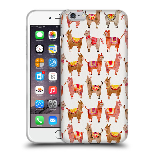 Cat Coquillette Animals Alpacas Soft Gel Case for Apple iPhone 6 Plus / iPhone 6s Plus