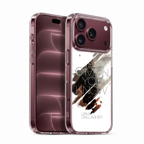 Liam Gallagher Graphics C'mon You Know Soft Gel Case for Apple iPhone 18 Pro