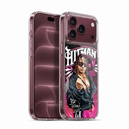 WWE Bret Hart Hitman Graphics Soft Gel Case for Apple iPhone 18 Pro Max