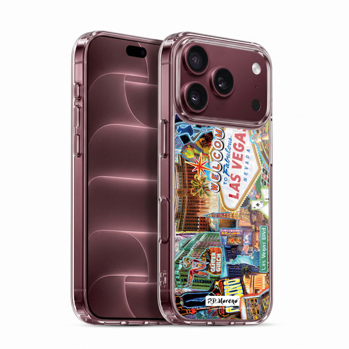 P.D. Moreno Cities Las Vegas 1 Soft Gel Case for Apple iPhone 18 Pro