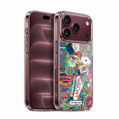 P.D. Moreno Cities Las Vegas 2 Soft Gel Case for Apple iPhone 18 Pro