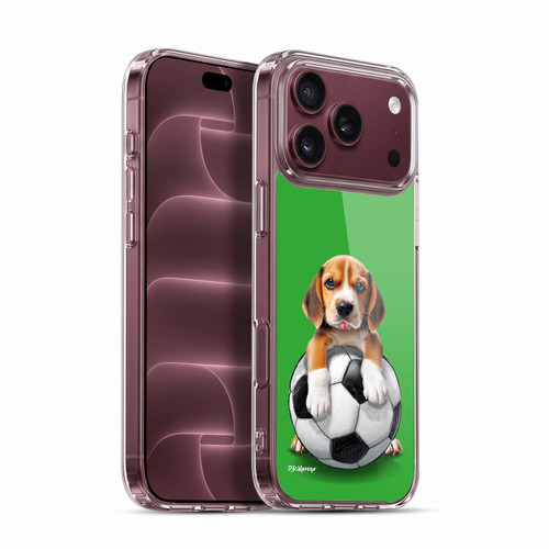 P.D. Moreno Sport Puppies Beagle Soccer Soft Gel Case for Apple iPhone 18 Pro Max