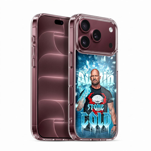 WWE Stone Cold Steve Austin Portrait Soft Gel Case for Apple iPhone 18 Pro
