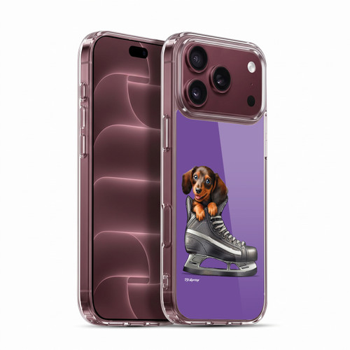 P.D. Moreno Sport Puppies Dachshund Hockey Soft Gel Case for Apple iPhone 18 Pro Max