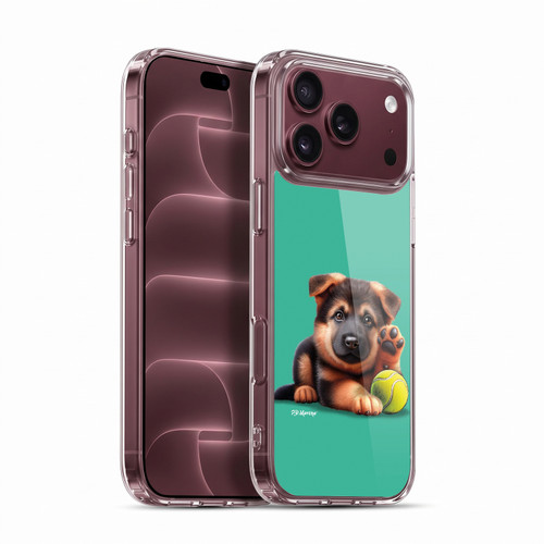 P.D. Moreno Sport Puppies German Shepherd Tennis Soft Gel Case for Apple iPhone 18 Pro Max