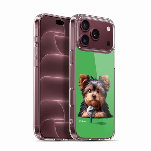 P.D. Moreno Sport Puppies Yorkshire Terrier Golf Soft Gel Case for Apple iPhone 18 Pro Max