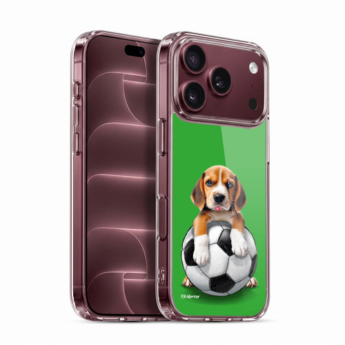 P.D. Moreno Sport Puppies Beagle Soccer Soft Gel Case for Apple iPhone 18 Pro
