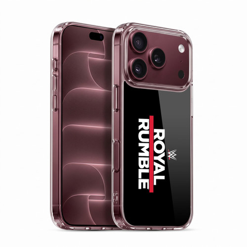 WWE TV Program Logo Royal Rumble Soft Gel Case for Apple iPhone 18 Pro