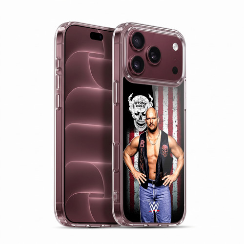 WWE American Flag Superstars Stone Cold Steve Austin Soft Gel Case for Apple iPhone 18 Pro Max