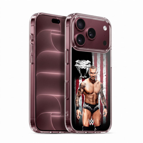 WWE American Flag Superstars Randy Orton Soft Gel Case for Apple iPhone 18 Pro