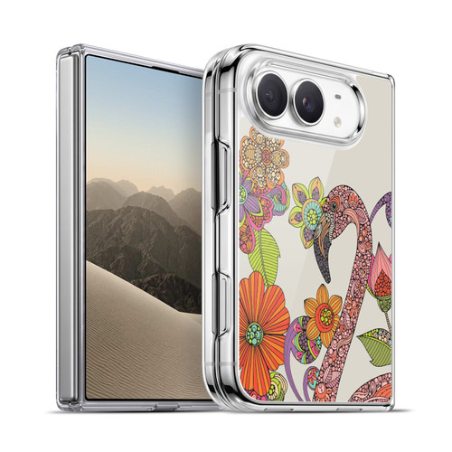 Valentina Birds Flamingo Puzzle Soft Gel Case for Apple iPhone Duo
