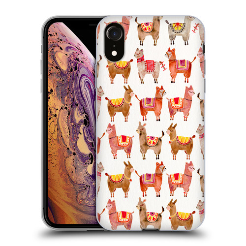 Cat Coquillette Animals Alpacas Soft Gel Case for Apple iPhone XR