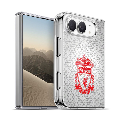 Liverpool Football Club Crest 2 White Pixel 2 Soft Gel Case for Apple iPhone Duo