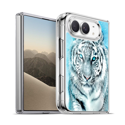 Aimee Stewart Animals White Tiger Soft Gel Case for Apple iPhone Duo