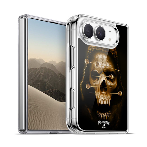 Alchemy Gothic Skull Death Fetish Soft Gel Case for Apple iPhone Duo