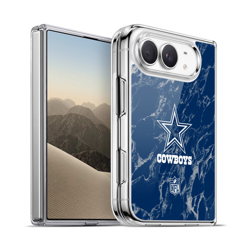 NFL Dallas Cowboys Graphics Coloured Marble Soft Gel Case for Apple iPhone Duo