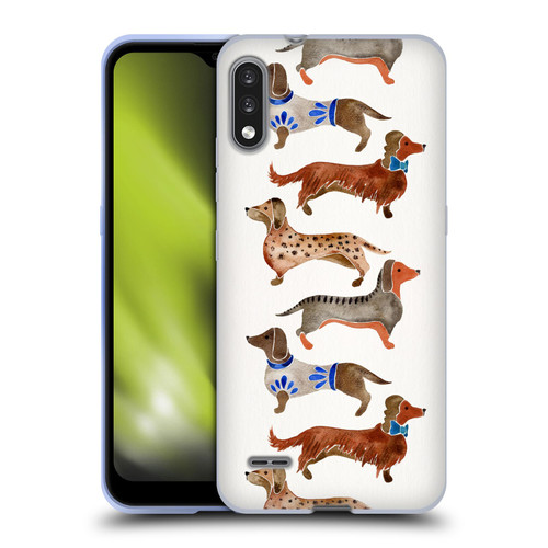 Cat Coquillette Animals Dachshunds Soft Gel Case for LG K22