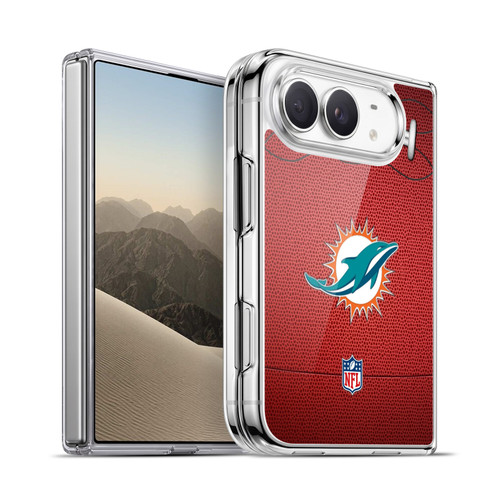 NFL Miami Dolphins Graphics Football Soft Gel Case for Apple iPhone Duo
