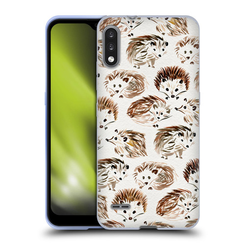 Cat Coquillette Animals Hedgehogs Soft Gel Case for LG K22