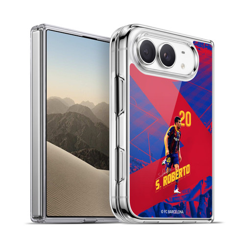 FC Barcelona 2020/21 First Team Group 1 Sergio Roberto Soft Gel Case for Apple iPhone Duo