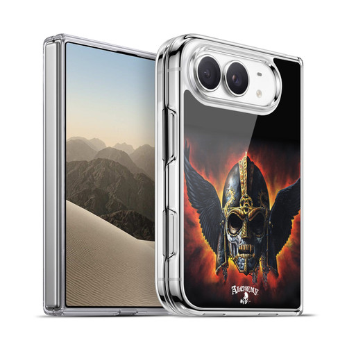 Alchemy Gothic Wing Ossa Raven Head Soft Gel Case for Apple iPhone Duo