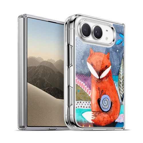 Wyanne Nature Portraits Nighty Nite Fox Soft Gel Case for Apple iPhone Duo