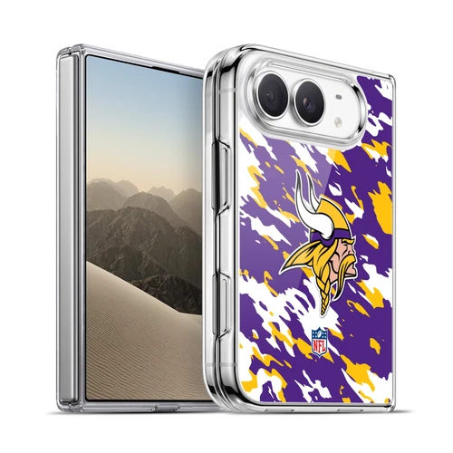 NFL Minnesota Vikings Logo Camou Soft Gel Case for Apple iPhone Duo