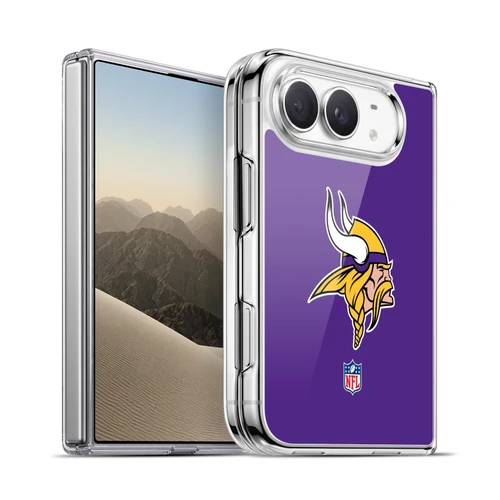 NFL Minnesota Vikings Logo Plain Soft Gel Case for Apple iPhone Duo