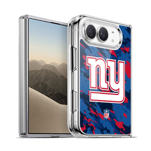 NFL New York Giants Logo Camou Soft Gel Case for Apple iPhone Duo