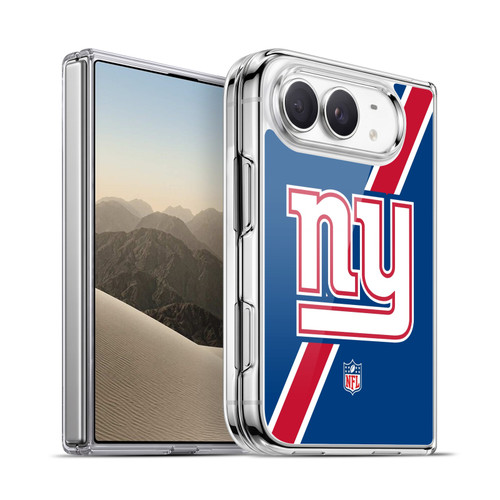 NFL New York Giants Logo Stripes Soft Gel Case for Apple iPhone Duo
