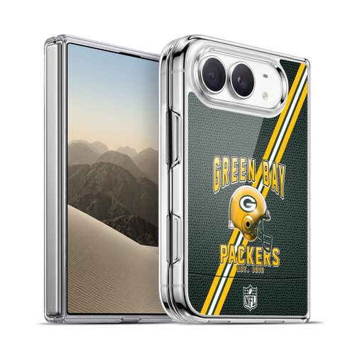 NFL Green Bay Packers Logo Art Football Stripes Soft Gel Case for Apple iPhone Duo